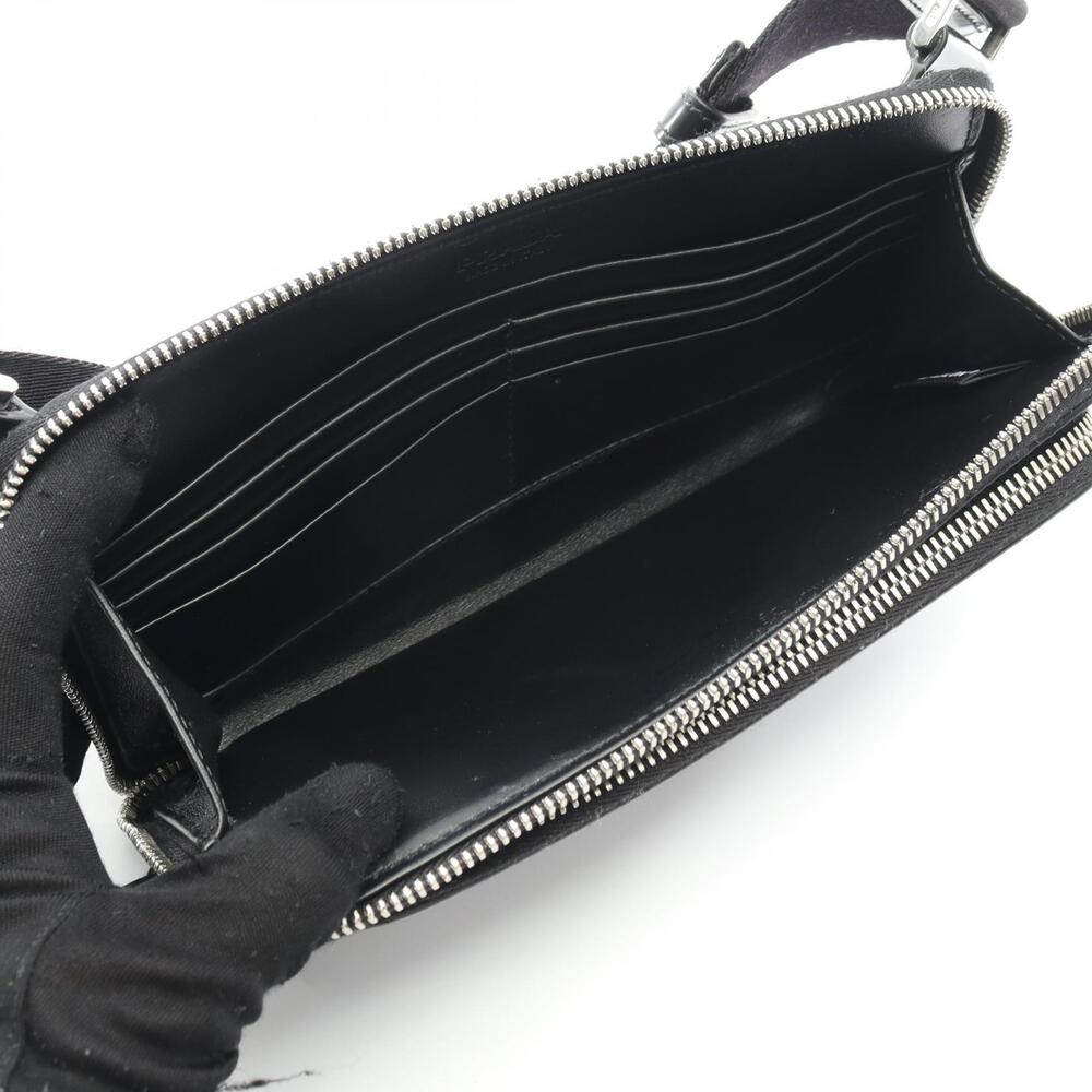 Prada Black Body Waist Nylon Re Belt Crossbody Leather Bag - Picture 3 of 5